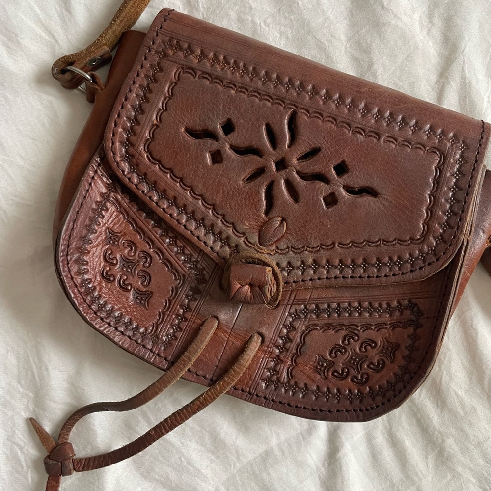 leather purse